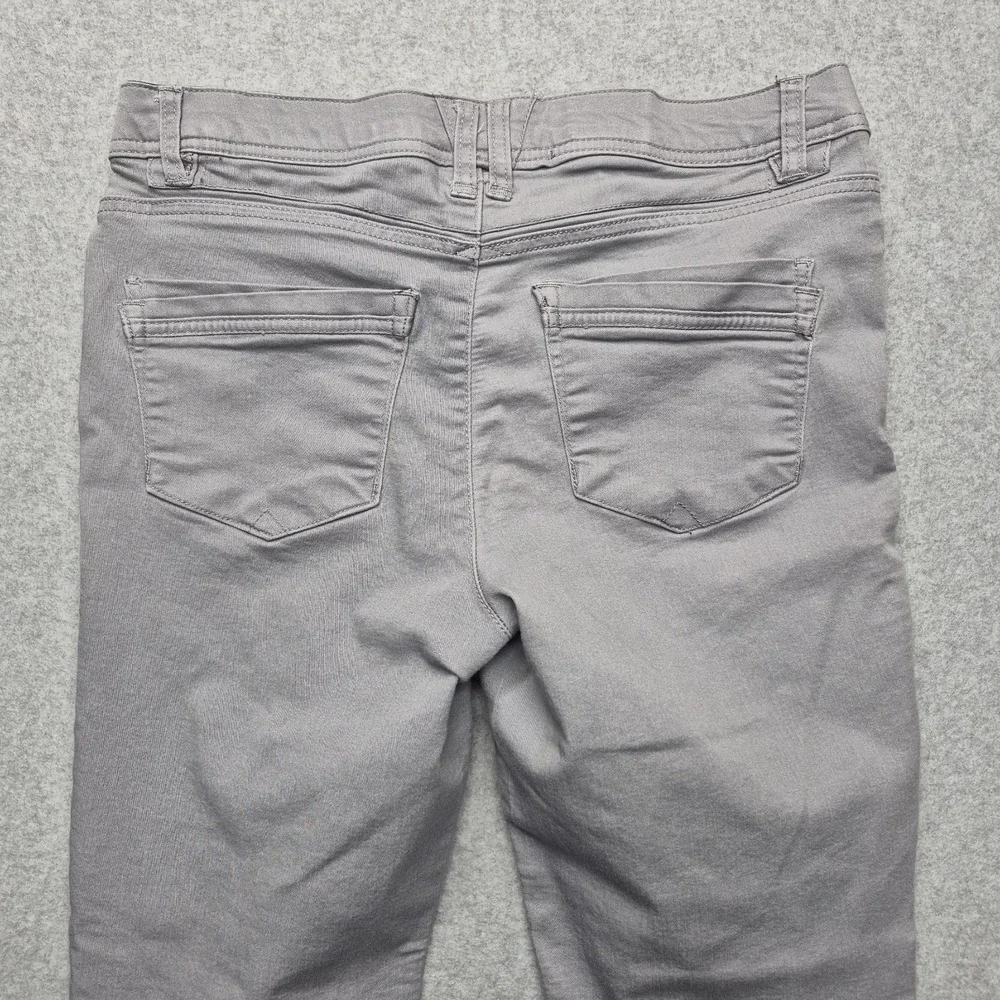 Democracy Ab Technology Jeans Womens 8 Gray Denim Slim Skinny Stretch Mid Rise